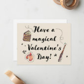 Prettig Valentijnsdag Notitiekaartje (Voorkant / Achterkant in situ)
