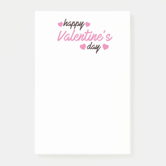 Prettig Valentijnsdag Post-it® Notes (Voorkant)