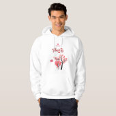 Prettig Valentijnsdag – Romantisch Paar Hoodie (Voorkant volledig)
