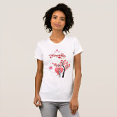 Prettig Valentijnsdag – romantisch stel T-shirt (Voorkant volledig)