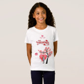 Prettig Valentijnsdag – romantisch stel T-shirt (Voorkant volledig)