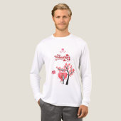 Prettig Valentijnsdag – Romantisch stel  Tri-Blend Shirt (Voorkant)
