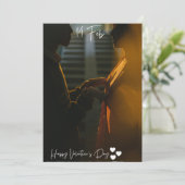 Prettig Valentijnsdag – Romantische Liefdesgroet A Feestdagenkaart (Staand voorkant)