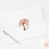 Prettig Valentijnsdag Ronde Sticker (Envelop)