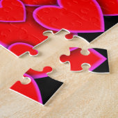 Prettig Valentijnsdag Schatje Romantische Harten Legpuzzel (Zijkant)