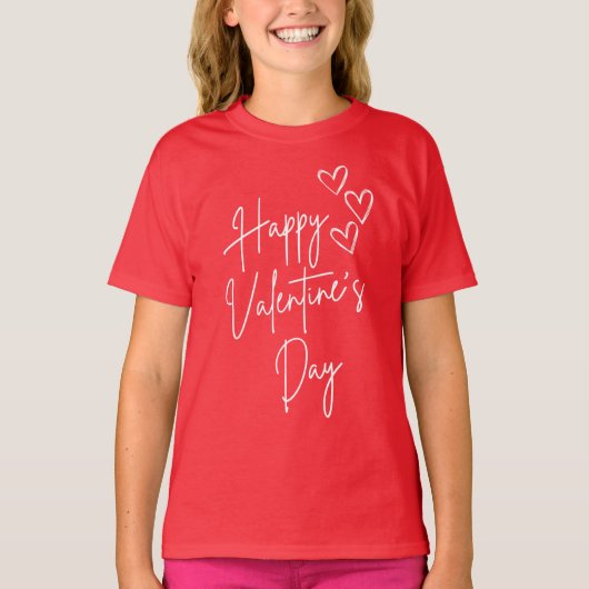 Prettig Valentijnsdag T-shirt (Voorkant)
