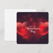 Prettig Valentijnsdag Vakantiewenskaart Feestdagenkaart (Voorkant / Achterkant)