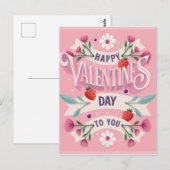 Prettig Valentijnsdag voor Jou Briefkaart (Voorkant / Achterkant)