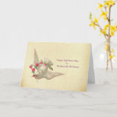 Prettig Valentijnsdag voor mijn mooie vriendin Kaart (Gele Bloem)