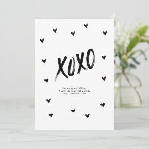 Prettig Valentijnsdag XoXo Prettige verjaardag Lie Feestdagenkaart