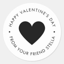Prettig Valentijnsdag Zwarte Hart 