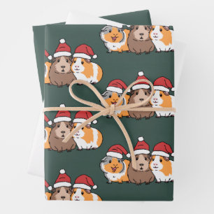 Prettig Varkensfeest Cavia Kerst Dierenliefhebber  Inpakpapier Vel