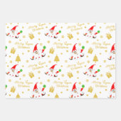 Prettig vegan kerstfeest  inpakpapier vel (Voorkant)