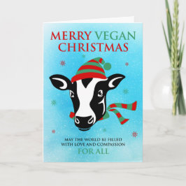 Prettig Vegan Kerstmis (pas bericht binnen aan) Kaart
