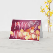 PRETTIG "VERJAARDAG" AAN VRIENDEN/IDEAAL KOPPEL KAART (Gele Bloem)