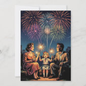 Prettig Vier Juli met persoonlijke boodschap Retr (Voorkant)