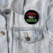 Prettig Visfeest Kerst Vis liefhebber Ronde Button 5,7 Cm (In situ)