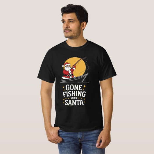 Prettig Visfeest Vangst T-shirt (Voorkant volledig)