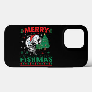 Prettig Visfeest Vis Vissen Vader Visser Kerstmis Case-Mate iPhone Case