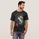 Prettig VisKerst Visvangst Kerst Lelijk T-shirt (Voorkant volledig)