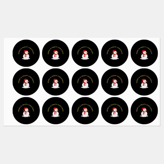 Prettig & Vorstig Kerstfeest Labels (Vel)