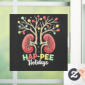 Prettig Vrije Dagen Nierdialyse Nierbewustzijn Ker Raamsticker (Huis)