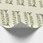 Prettig Wat Dan Ook Kerstmis Cadeaupapier (Hoek)