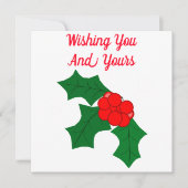 Prettig Wissekerstfeest Kaart (Voorkant)