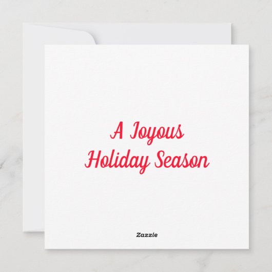 Prettig Wissekerstfeest Kaart (Achterkant)