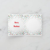 Prettig Woefmas Bulldog Groet Kaart (Binnen)