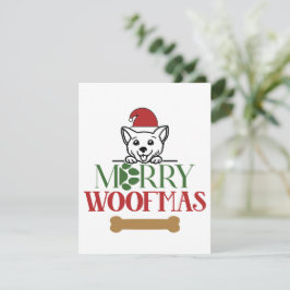 Prettig Woefmas Kerstkaart