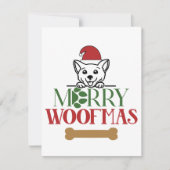 Prettig Woefmas Kerstkaart (Voorkant)