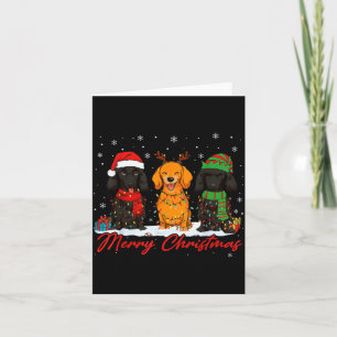 Prettig Woofmas Kerstman Rendier Elf Dachshond Ker Kaart