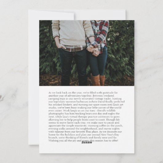 Prettig Y'all-idays Cowboy Kerstkaart (Achterkant)