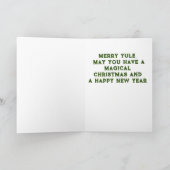 Prettig Yule kaart (Binnen)