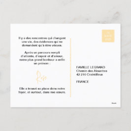 Prettige adoptie feestdagenkaart