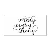 Prettige Alles kalligrafie Rubberstempel (Afrduk)