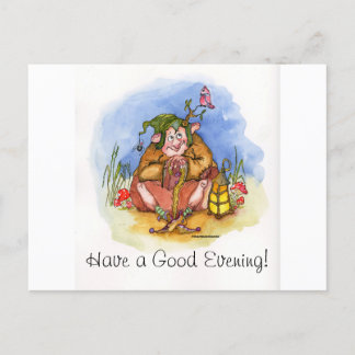 Prettige avond! feestdagenkaart