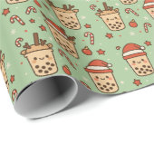 Prettige Boba Tijd Cadeaupapier (Rol Hoek)