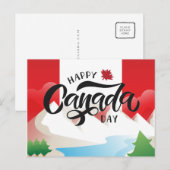 Prettige Canadadag Reis Canada Postkaart (Voorkant / Achterkant)