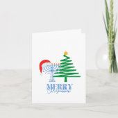 Prettige Chrismukkah Vouwkaart Kaart (Voorkant)