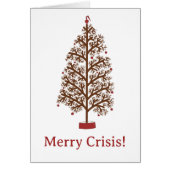 Prettige crisis tweedehands kerstboom (Voorkant)