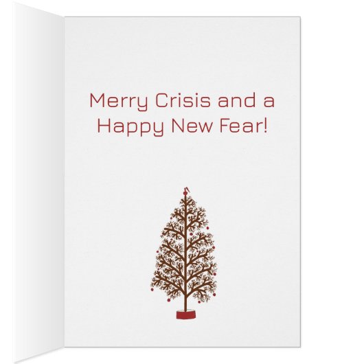 Prettige crisis tweedehands kerstboom (Binnen (Rechts))