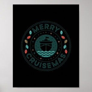 Prettige Cruisemas Cruise Mas Matchende Familie Ke Poster