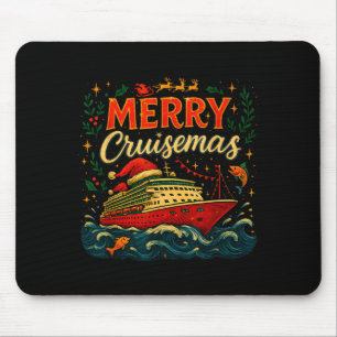 Prettige Cruisemas Grappige Kerst Cruise Vakantie  Muismat
