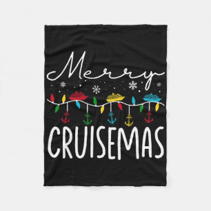 Prettige Cruisemas Kerstmis Familie Cruisen Grappi Fleece Deken