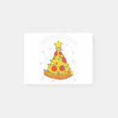 Prettige Crustmas Pizza Kerstboom Kerstcadeaus Kin Post-it® Notes (Voorkant)