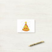Prettige Crustmas Pizza Kerstboom Kerstcadeaus Kin Post-it® Notes (Op bureau)