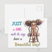 Prettige Dag Briefkaart (Voorkant / Achterkant)