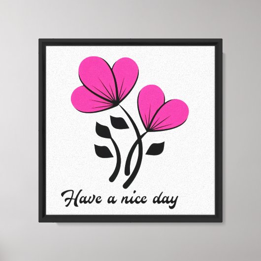 Prettige Dag Canvas Afdruk (Voorkant)